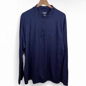Rhone Men’s Session 1/4 Zip Navy Blue Size XXL LPGA Golf Stretch Performance
